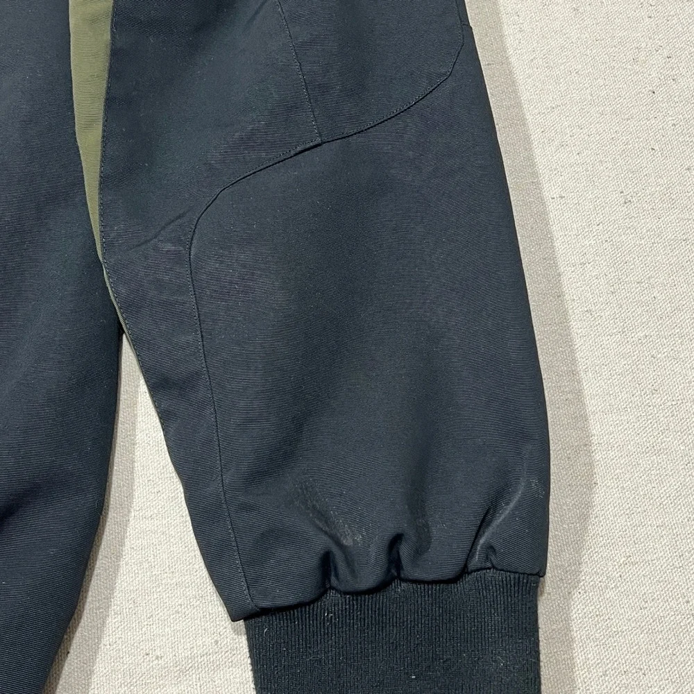 RLX Ralph Lauren Men Colorblock Full Zip‎ Jacket Black Olive Green XL